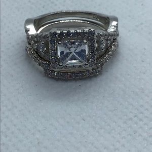 925 ss wedding ring set